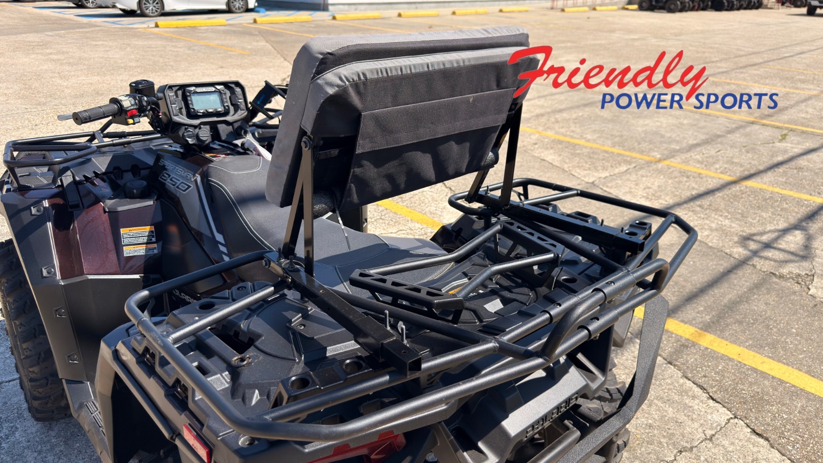 2025 POLARIS SPORTSMAN 850 TRAIL - CRIMSON METALLIC