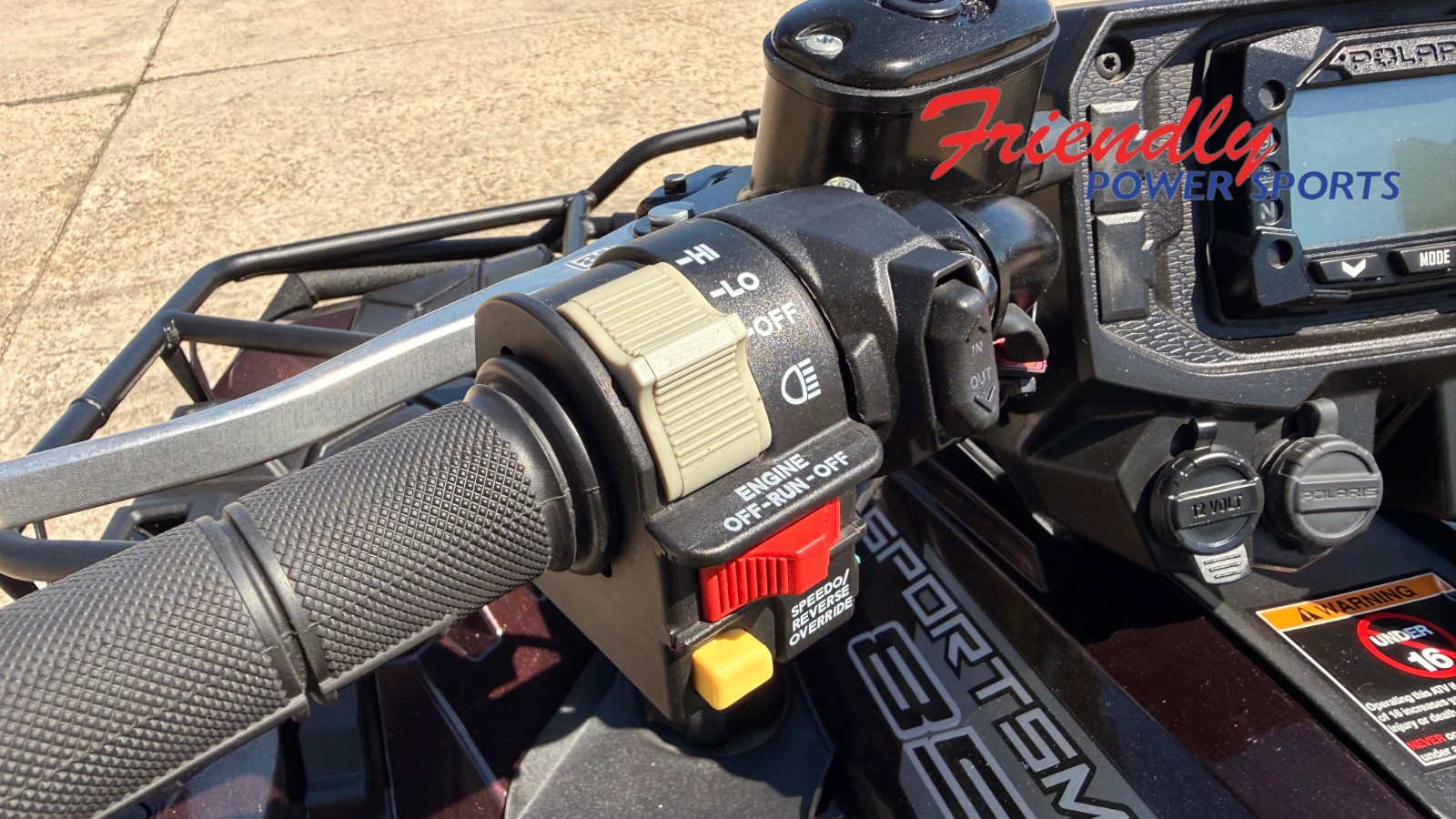 2025 POLARIS SPORTSMAN 850 TRAIL - CRIMSON METALLIC