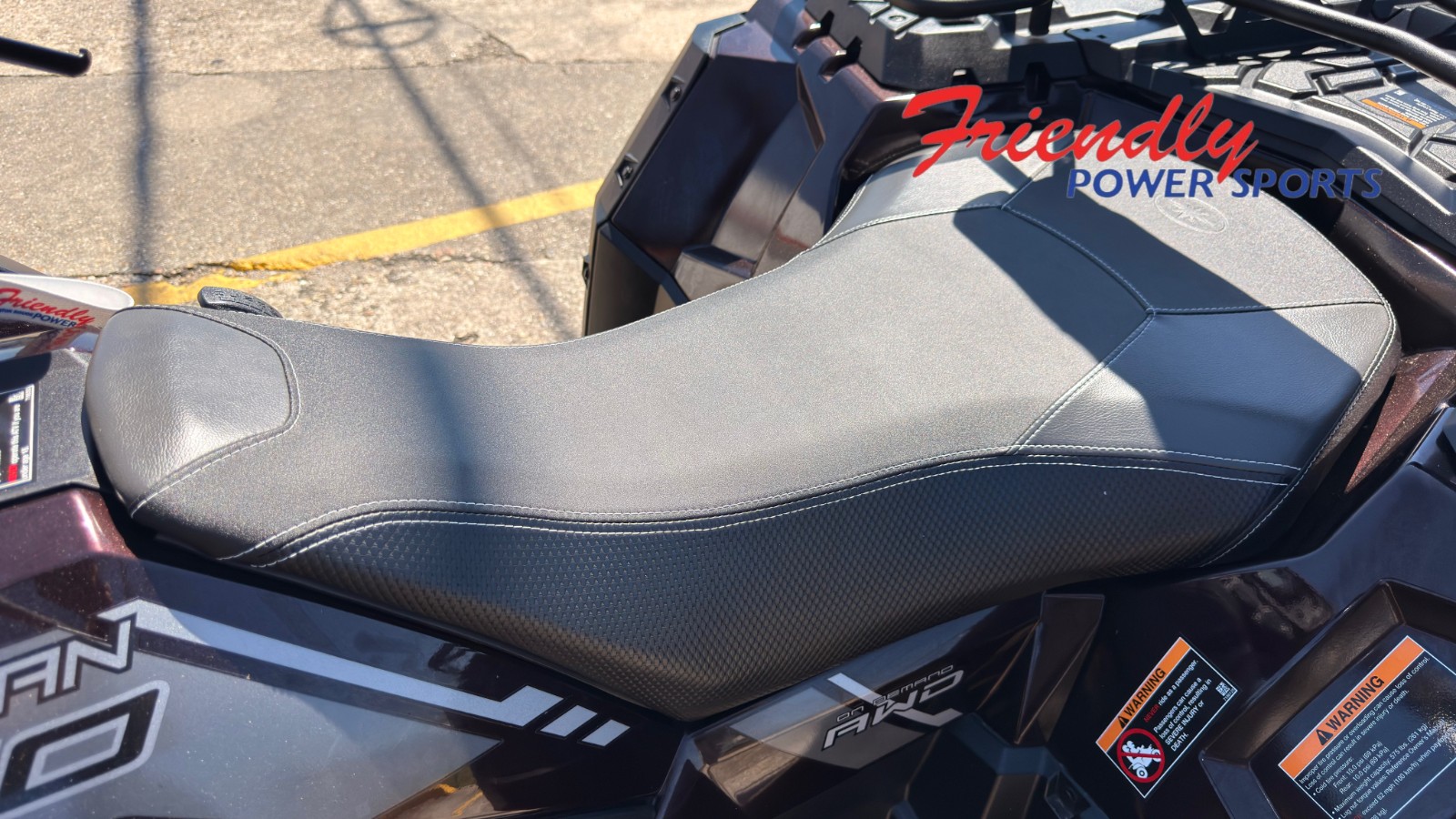 2025 POLARIS SPORTSMAN 850 TRAIL - CRIMSON METALLIC