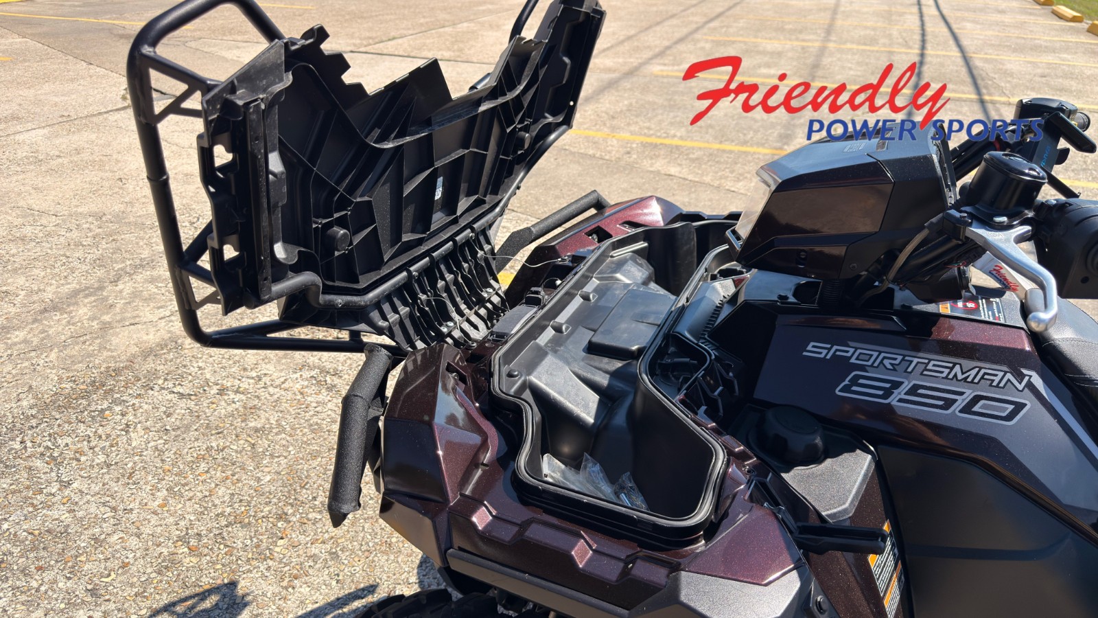 2025 POLARIS SPORTSMAN 850 TRAIL - CRIMSON METALLIC