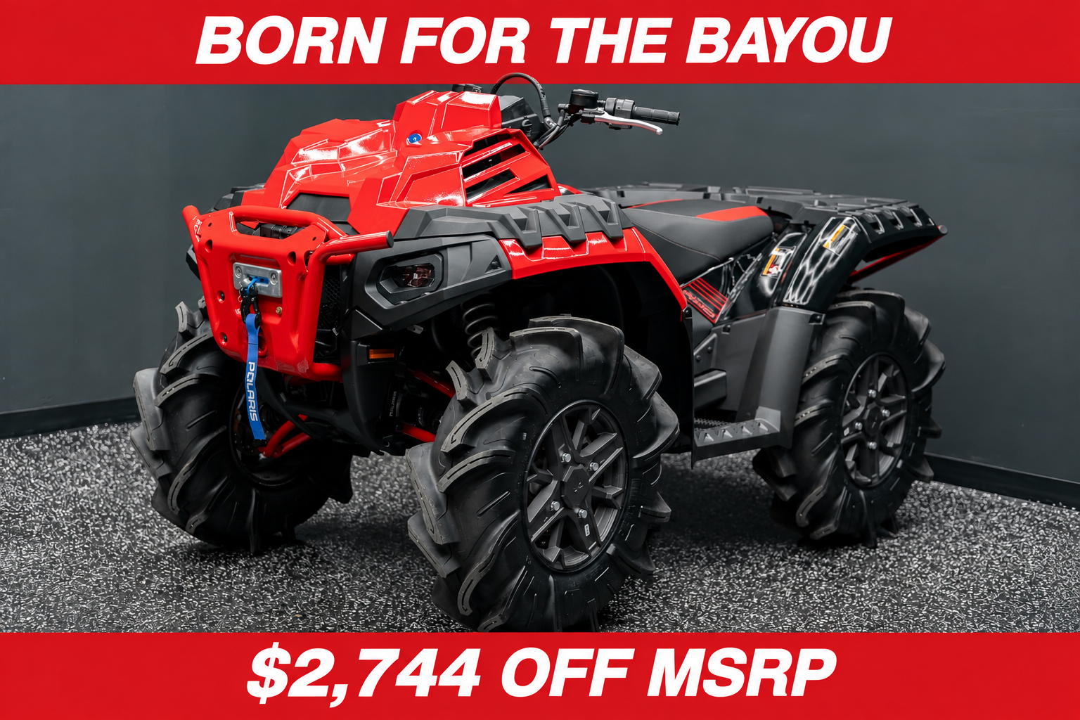 2026 POLARIS SPORTSMAN XP 1000 MUD ED INDY RED PEARL Mud Edition