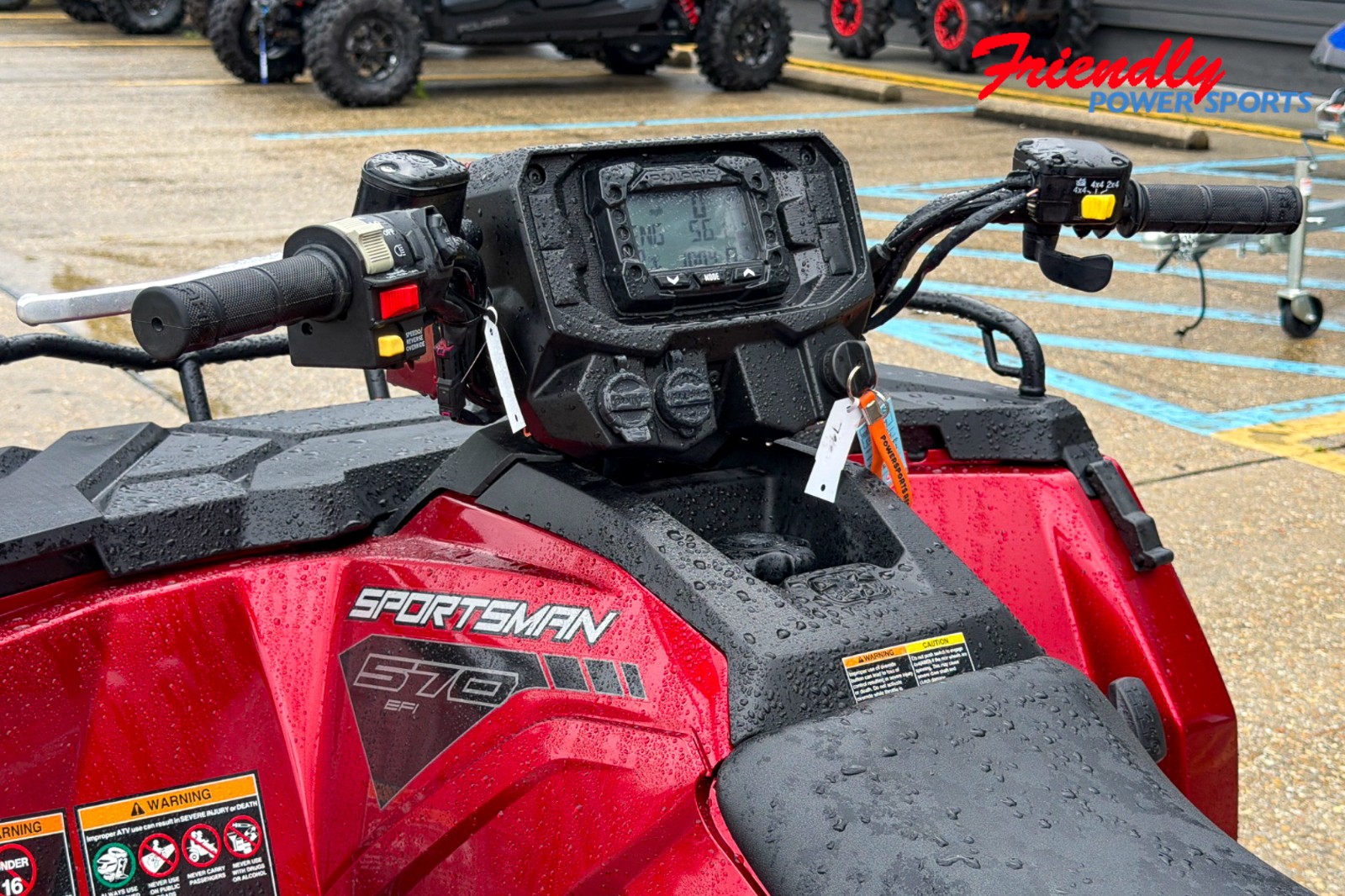 2023 POLARIS SPORTSMAN 570 TRAIL - SUNSET RED