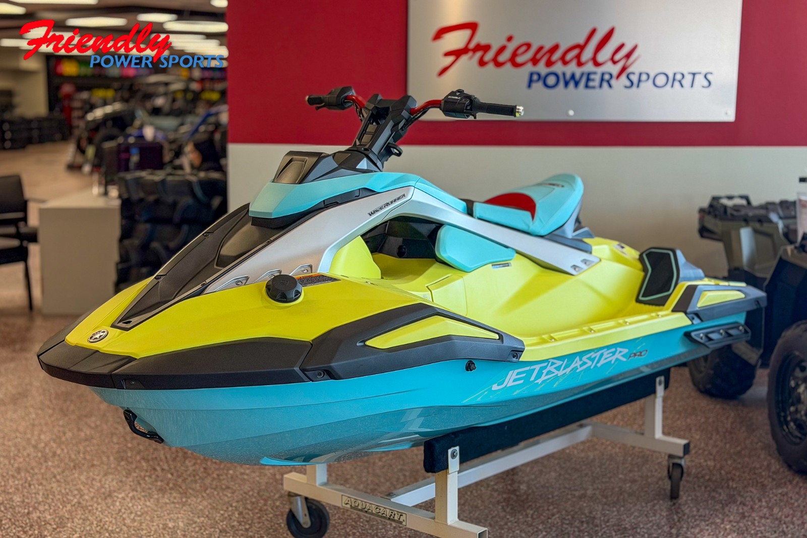 2025 YAMAHA JETBLASTER PRO 2-LUNAR YELLOW/MINT