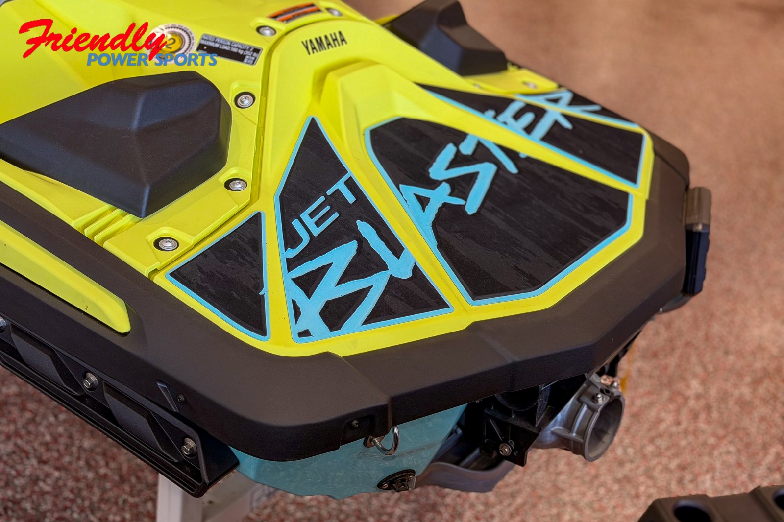 2025 YAMAHA JETBLASTER PRO 2-LUNAR YELLOW/MINT