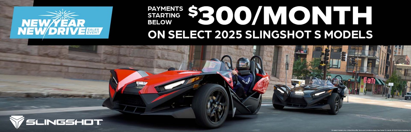 SLINGSHOT NEW YEAR NEW DRIVE