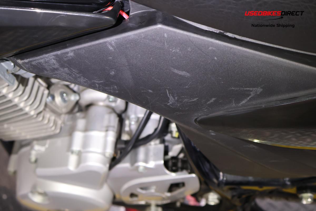Scratches on plastics