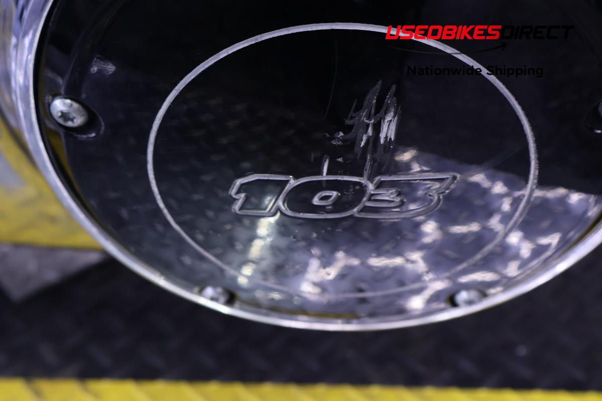 tank has a small dent, road rash on grip end, road rash on cover