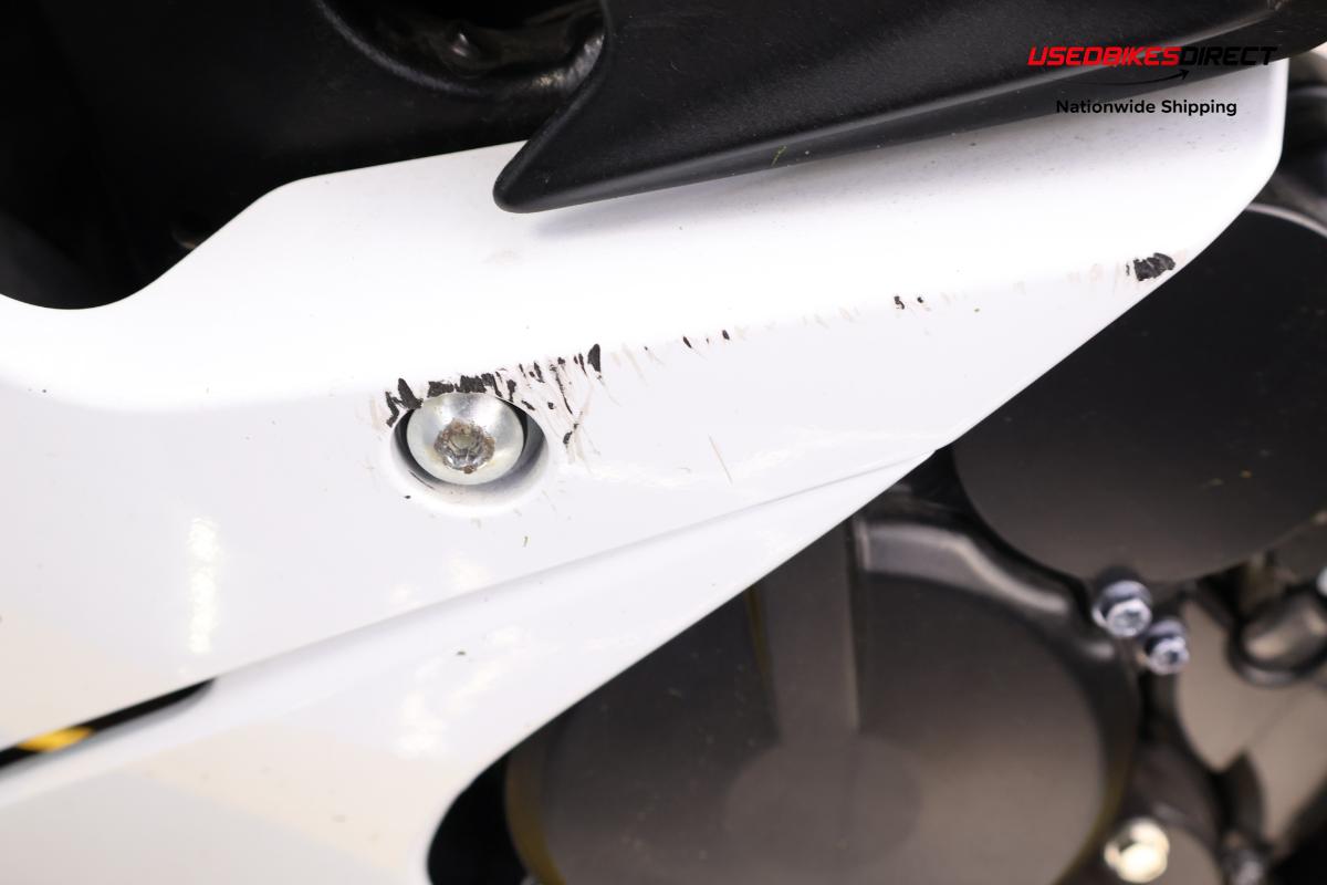 scratches on left side on faring and cover