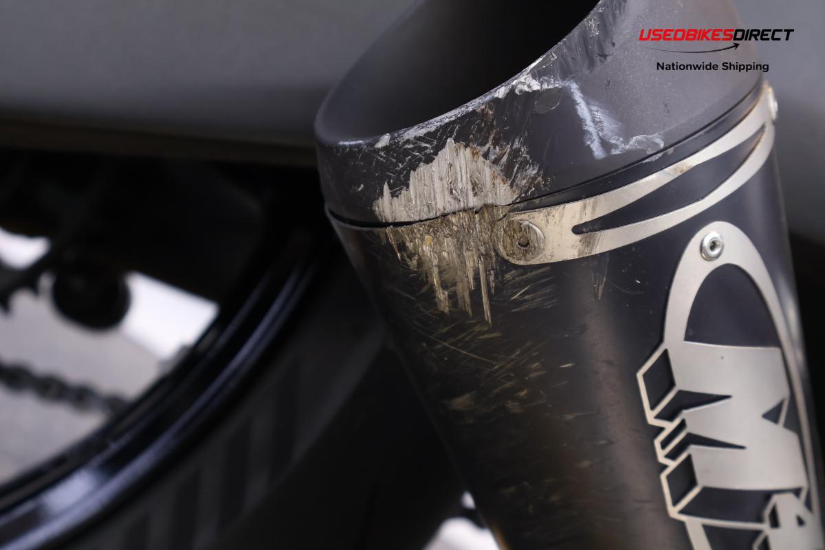 road rash on exhaust