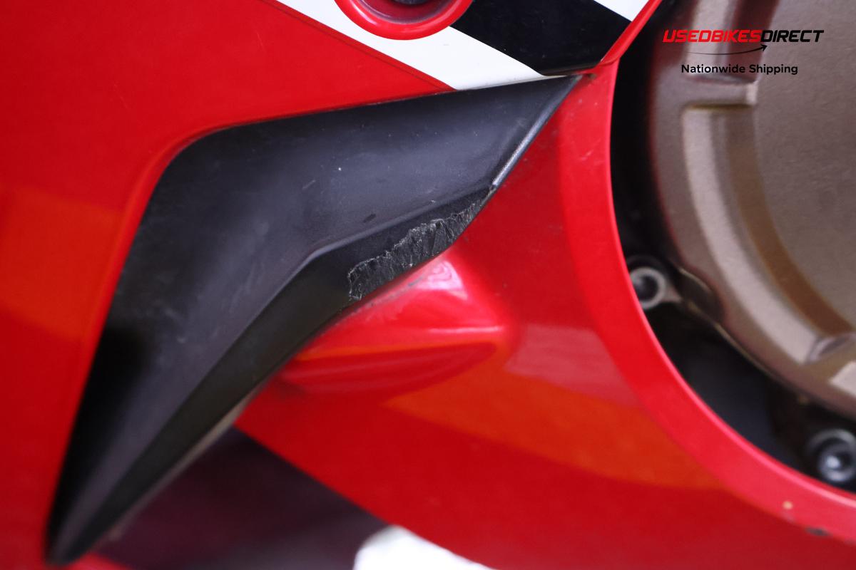 road rash on faring, frame slider and cover