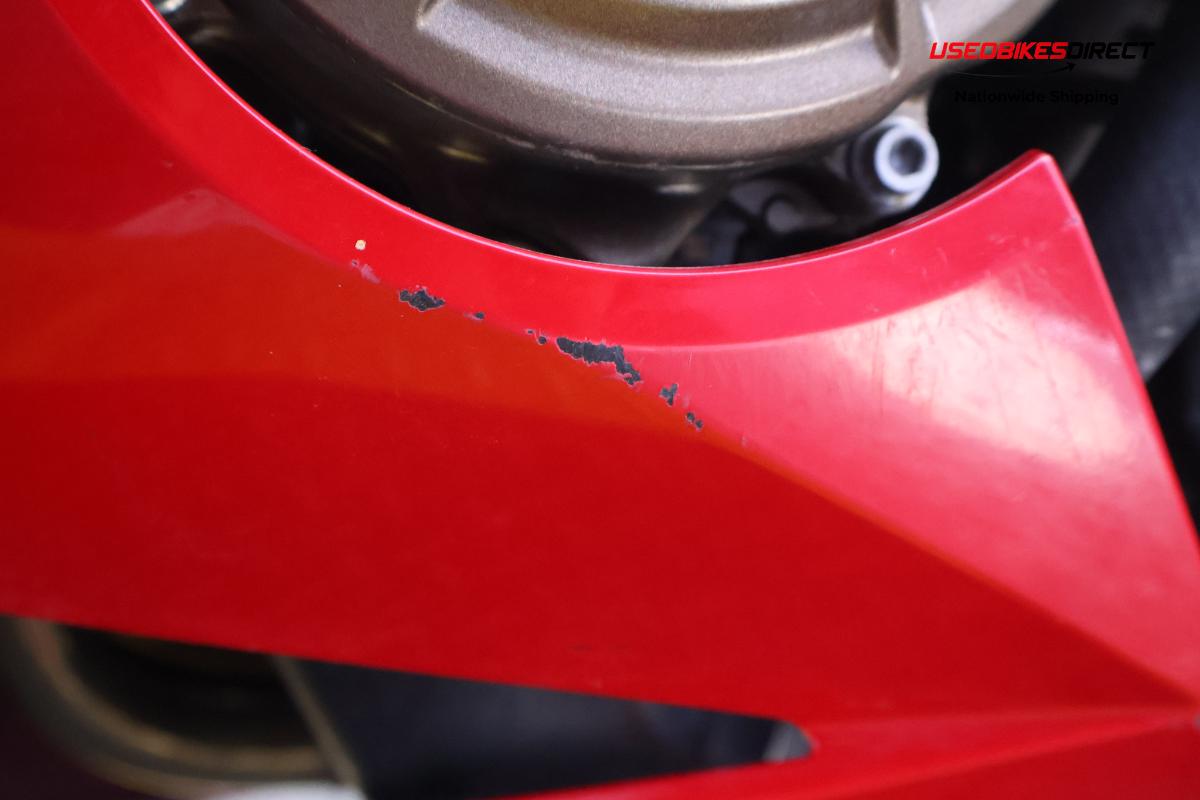 road rash on faring, frame slider and cover