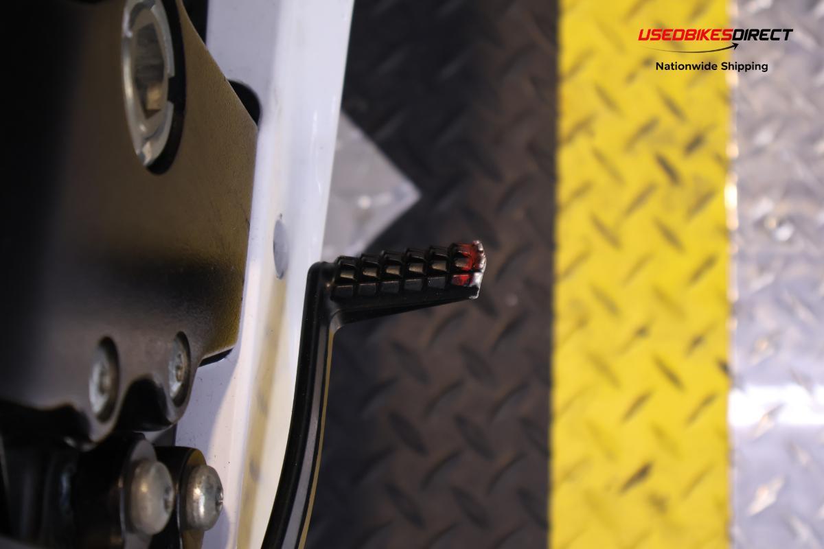 road rash on cover and brake pedal