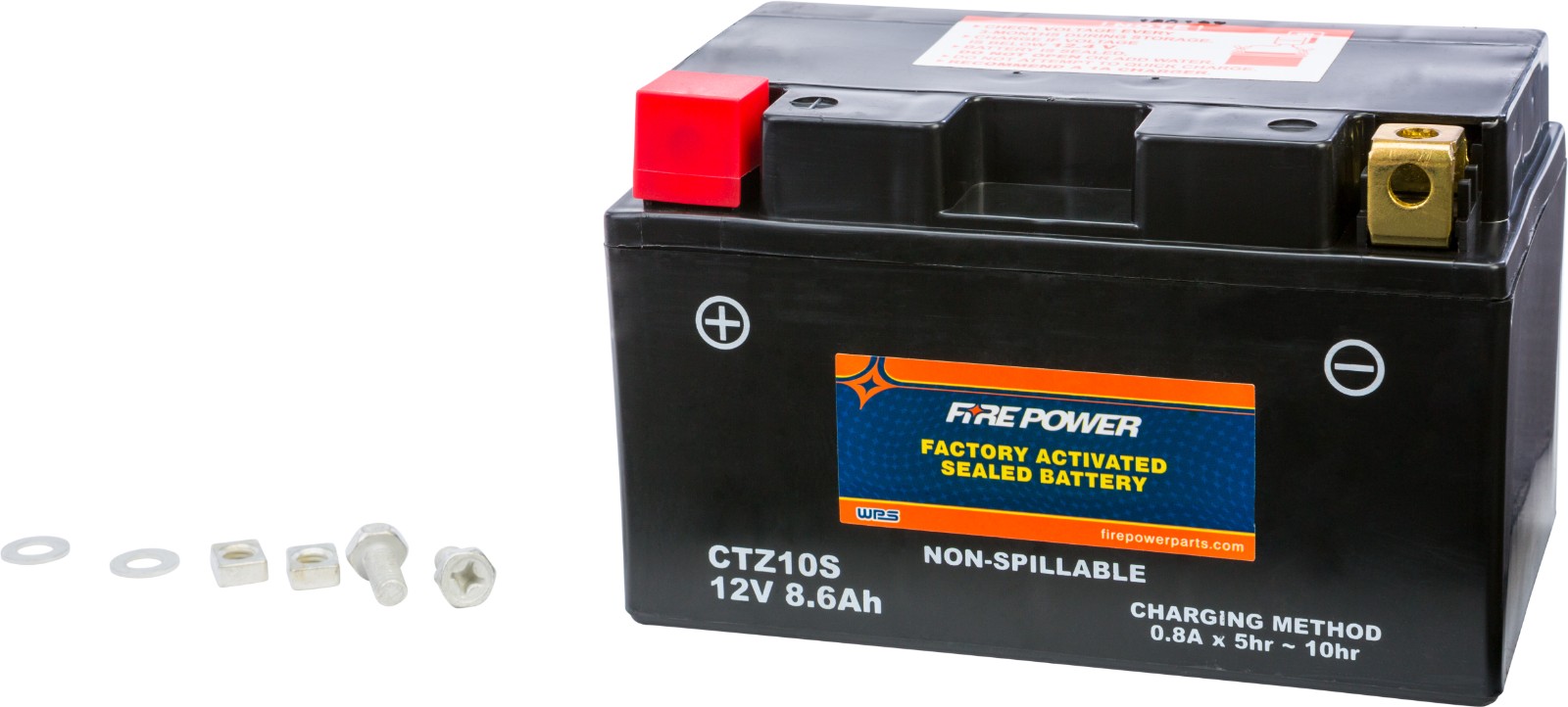 FirePower CTZ10S Sealed AGM Battery - Yamaha/Honda/Kawasaki/BMW/Suzuki