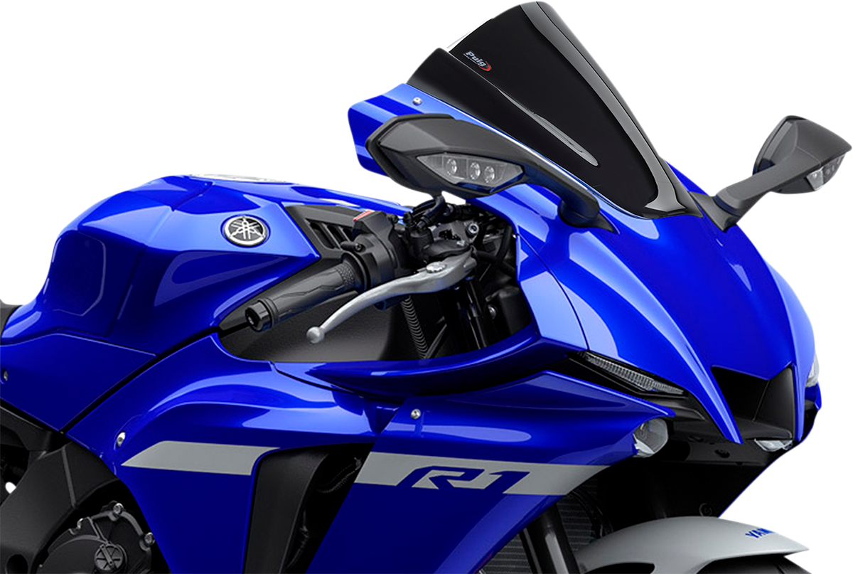 Puig Z-Racing BLACK Windscreen Yamaha YZF-R1 / R1M '20-Current