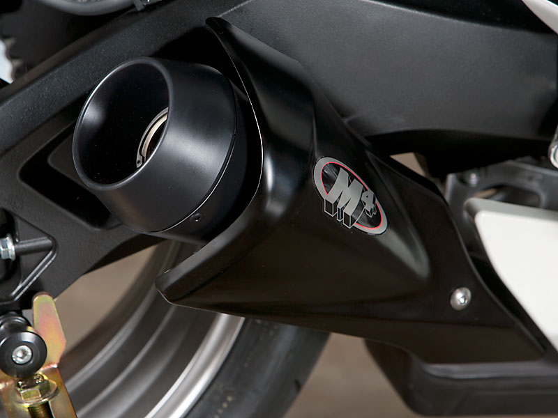M4 GP BLACK SLIP ON - GSX-R600/750 11-25