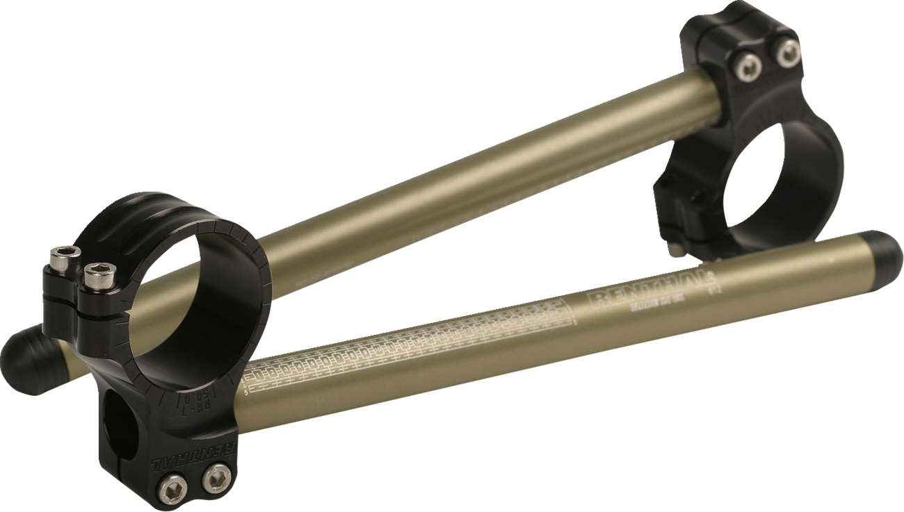 Renthal Original Clip-On Handlebars - 50 mm - Silver