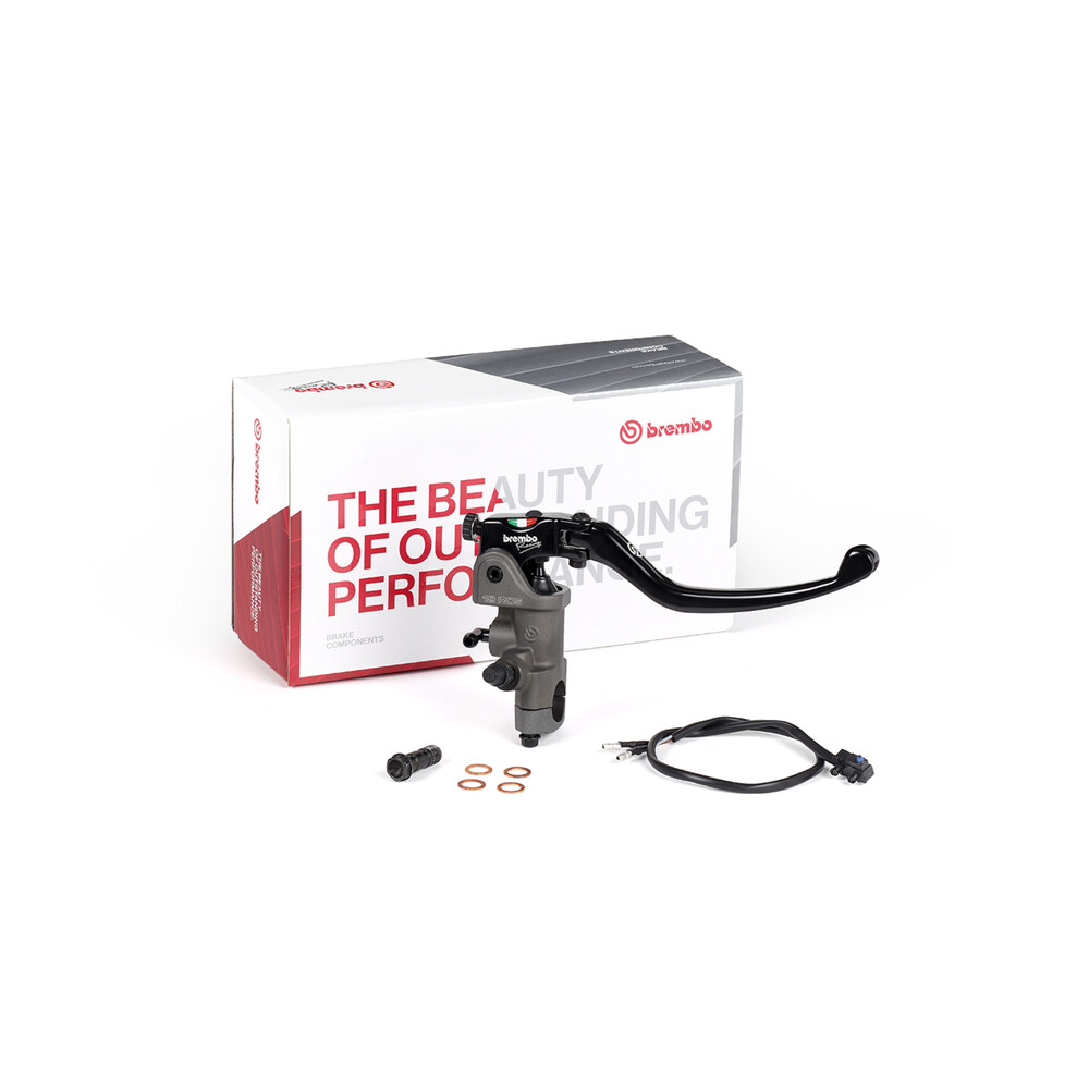 Brembo 19 RCS 19mm Brake Master Cylinder + Folding Lever for 7/8" or 22mm Bars