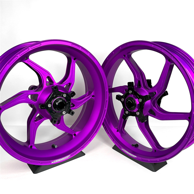 Apex-6 Forged Wheel Set - Satin Purple - Yamaha R1 / R1S / R1M '15-'26
