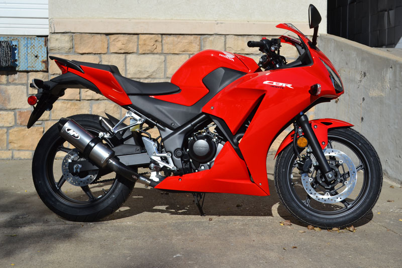 M4 POLISHED SLIP ON - CBR300R/CB300F 15-22