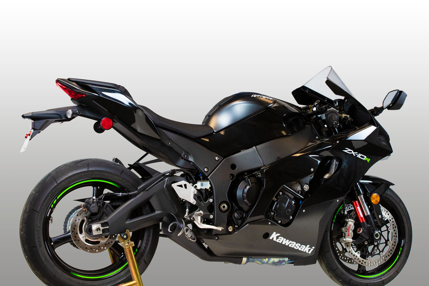 M4 GP19 BLACK SLIP ON - NINJA ZX-10R '21-25