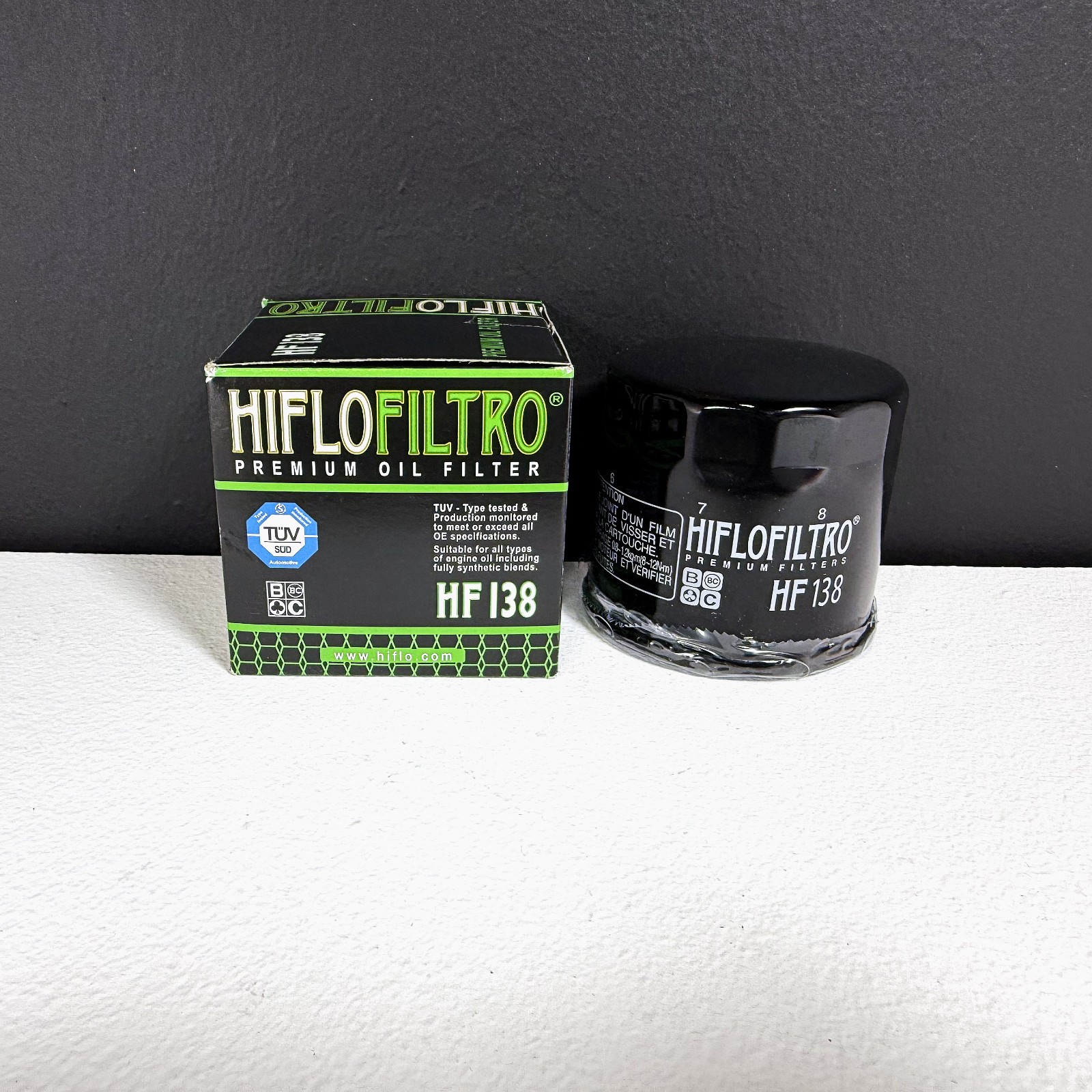 Hiflofiltro HF138 Oil Filter Aprilia / Arctic Cat / Suzuki / Kawasaki / Kymco