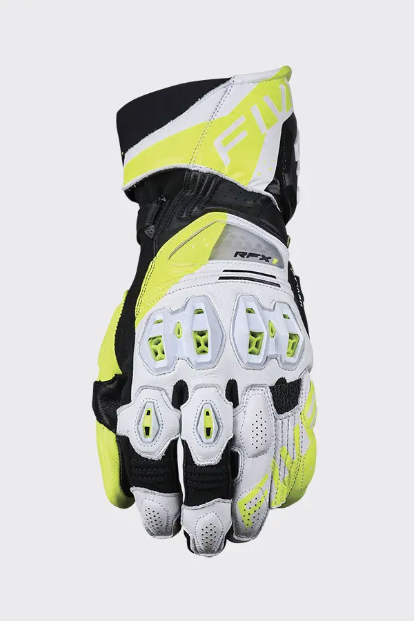 FIVE GLOVES - RFX1 EVO - White/Flou Yellow