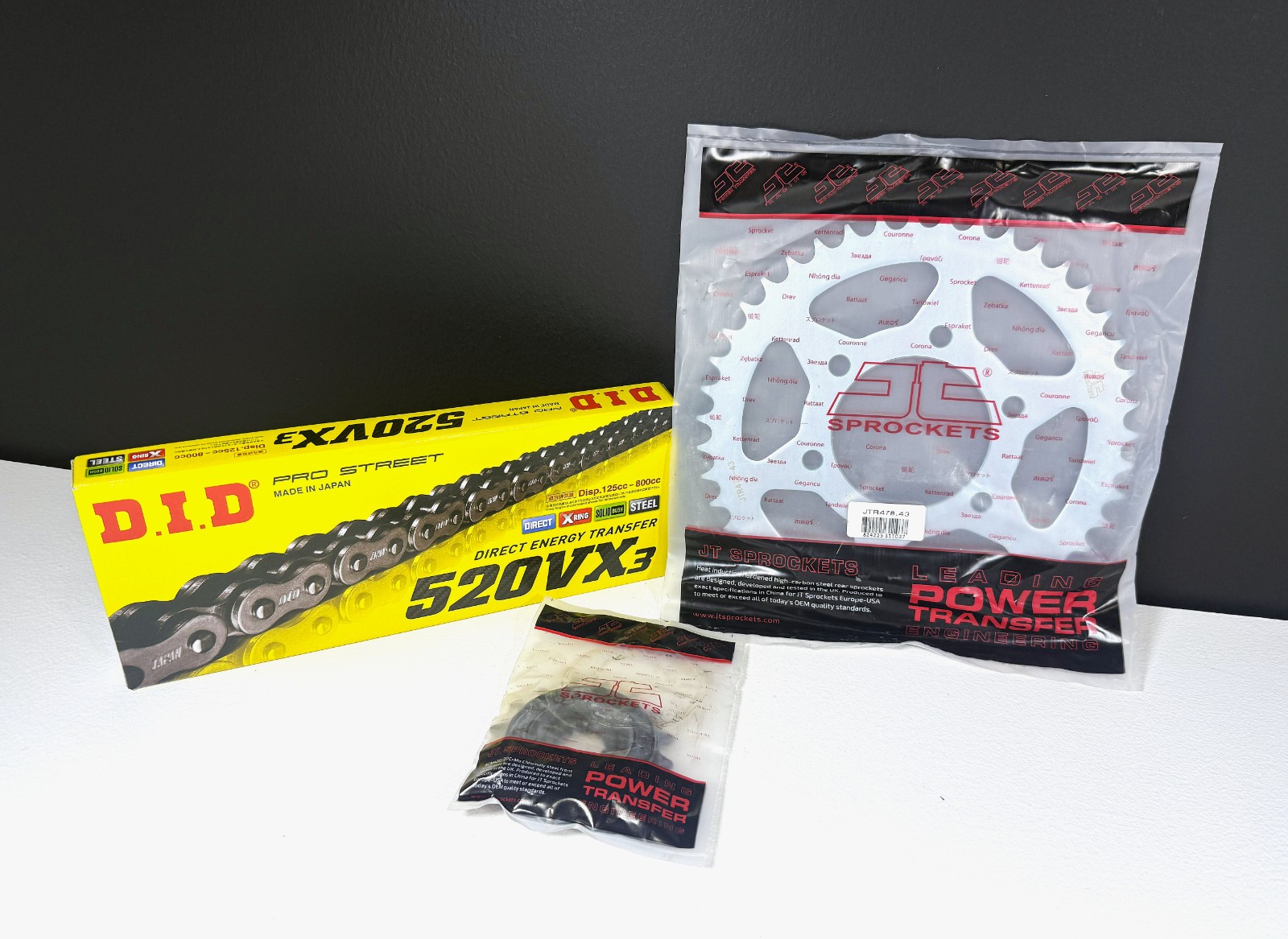 D.I.D 520 Chain & Sprocket Kit Kawasaki ZX-6R '07-26