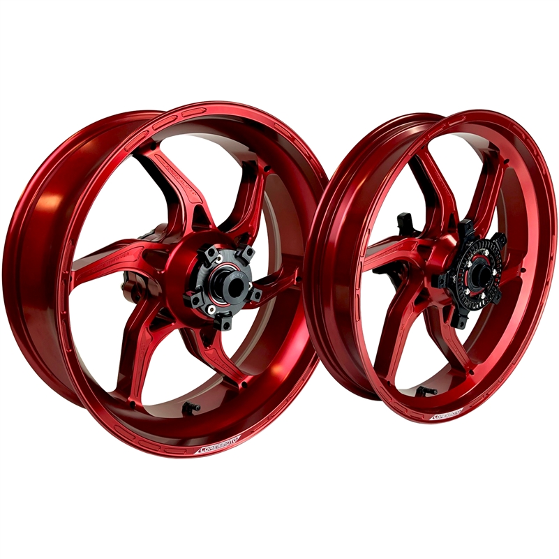 Apex-6 Forged Wheel Set - Gloss Red - Yamaha R1 / R1S / R1M '15-26