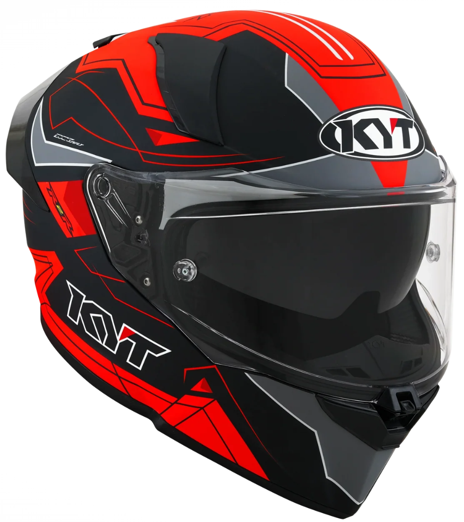 KYT R2R LED Matte Black/Red - Large