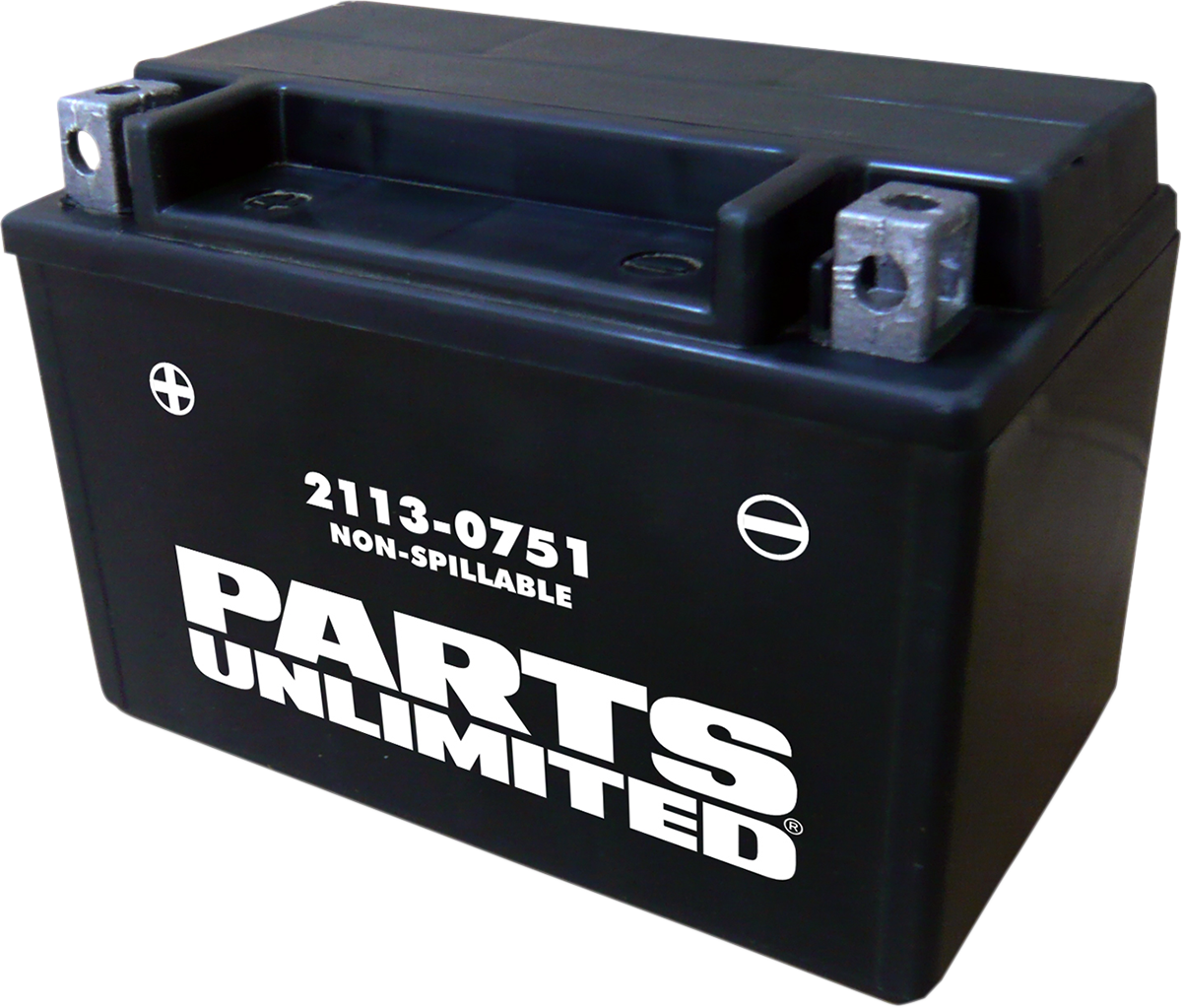 Parts Unlimited YTX9 Factory-Activated AGM Battery - 12V 8Ah 130 CCA - ZX-6R, Ninja 400, GSX-R600
