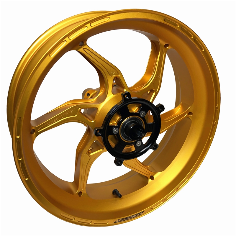 Apex-6 Forged Wheel Set (520 + Ceramic) - Satin Gold - Honda CBR1000RR-R / SP 2021–2026