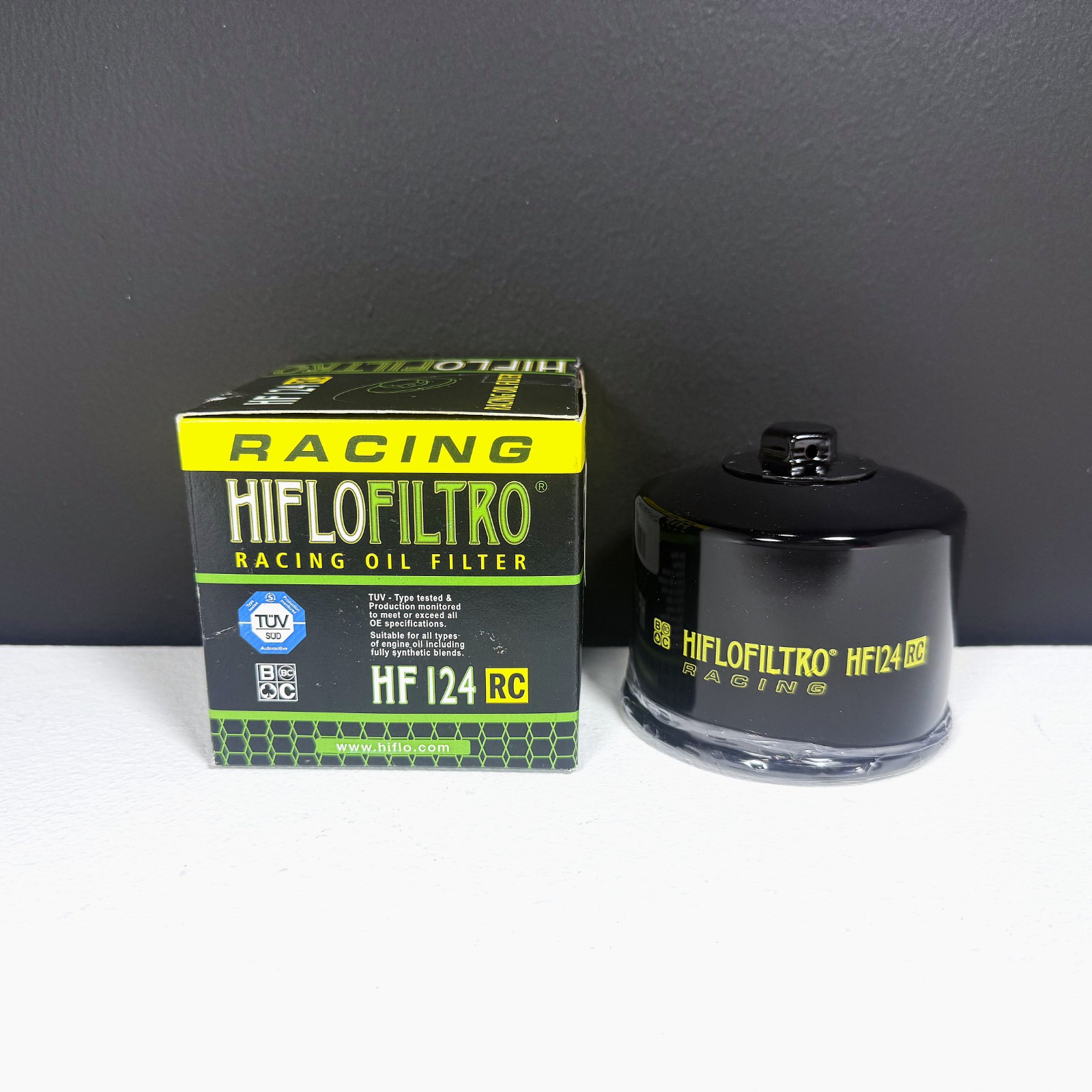 Hiflofiltro HF124RC Racing Oil Filter Kawasaki H2 / H2R / Z H2 / H2 SX