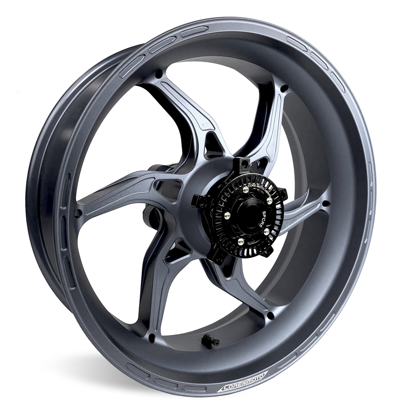 Apex-6 Forged Wheel Set - Satin Gray - Yamaha R1 / R1S / R1M '15-'26