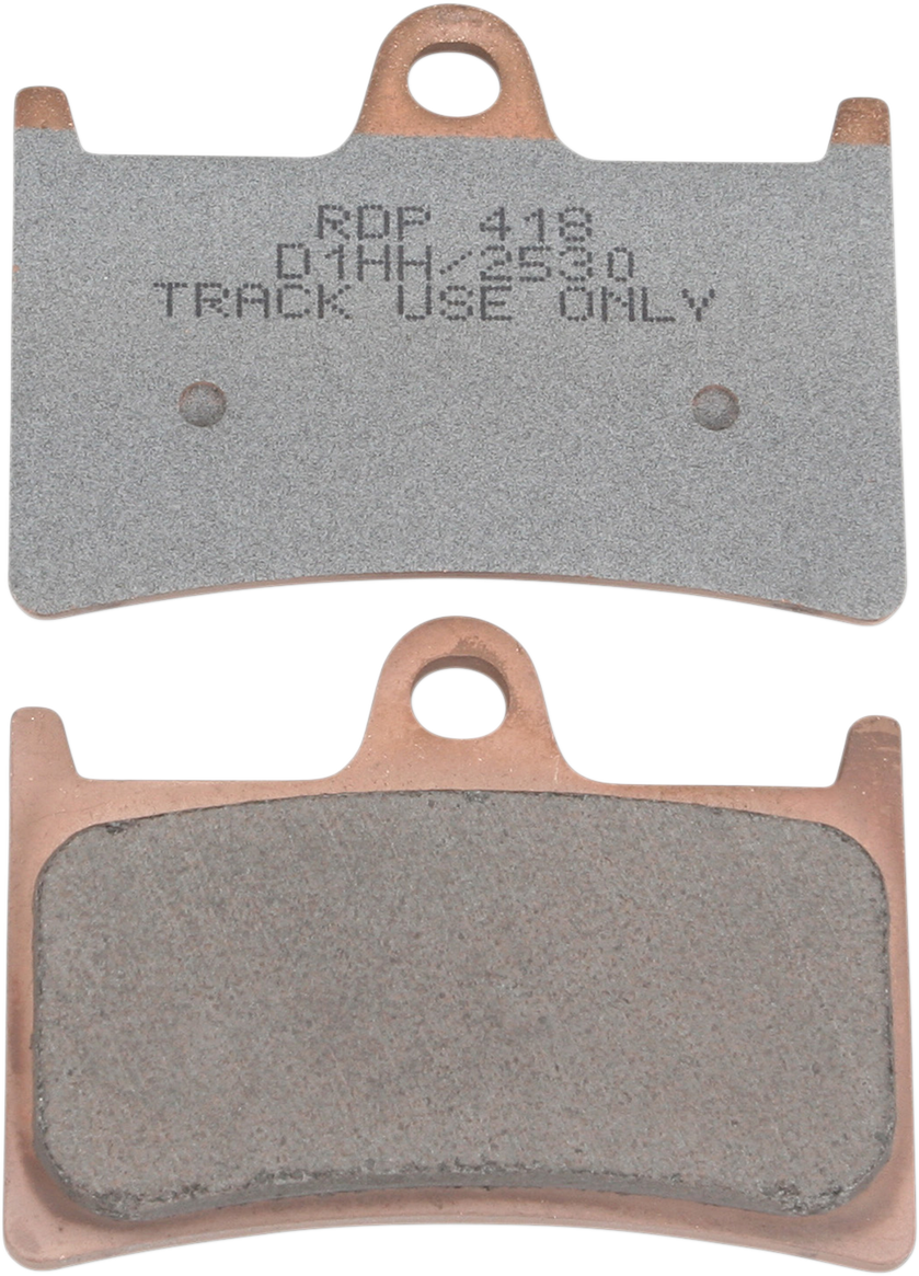 DP Brakes RDP X-Race Titanium Front Brake Pads - RDP418 - YZF-R1 / R6 - Race Only