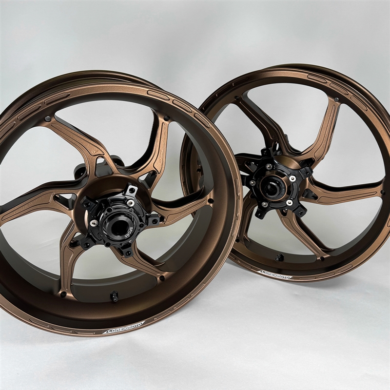 Apex-6 Forged Wheel Set - Satin Bronze - Yamaha R1 / R1S / R1M '15-'26