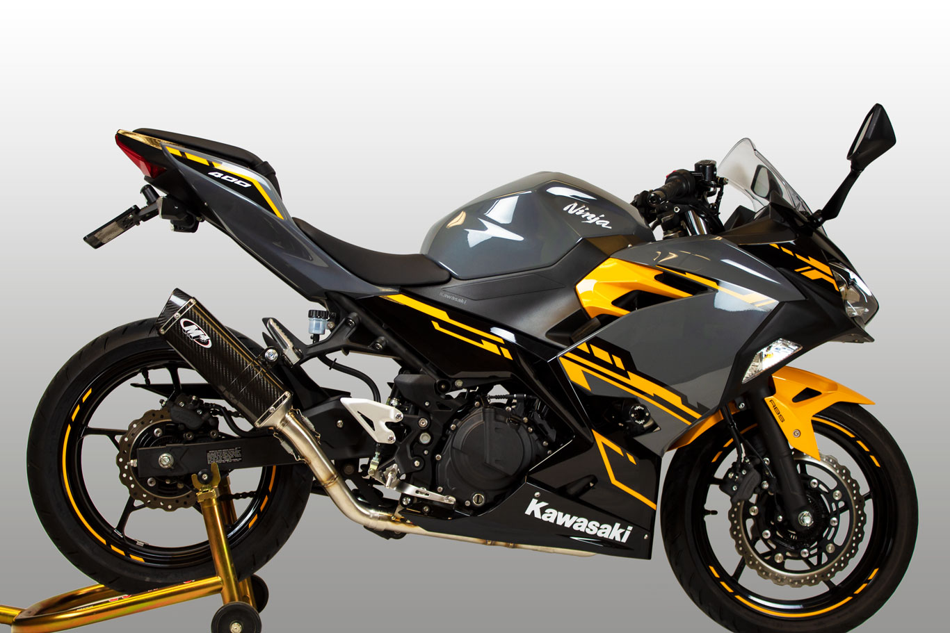 M4 X-96 CARBON F/S NINJA 400 18-23