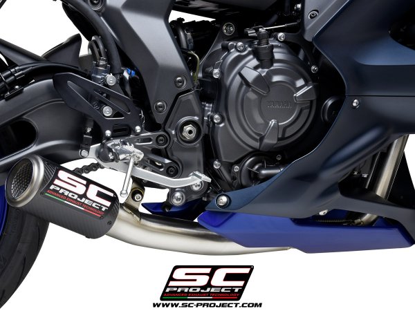 CR-T EXHAUST SC-PROJECT F/S CARBON YAM R7 /MT07 21-25
