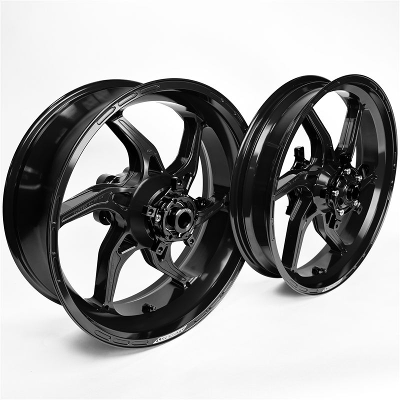 Apex-6 Forged Wheel Set - Gloss Black - Yamaha R1 / R1S / R1M '15-26