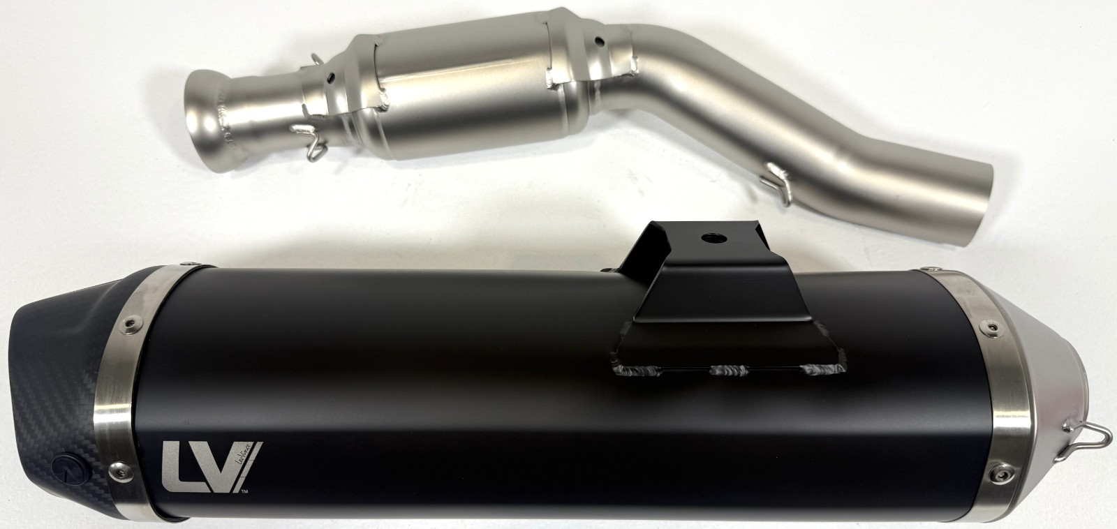 LeoVince LV One EVO BLACK EDITION Slip-On Muffler - Stainless Steel