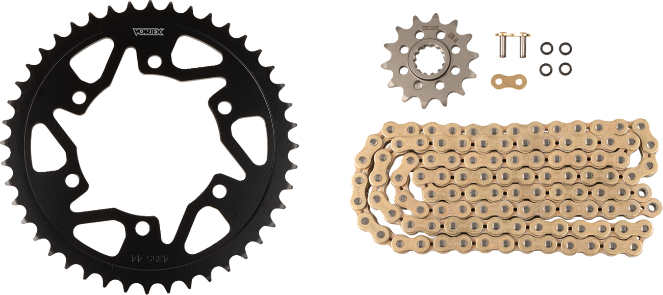 Vortex 'Quick Acceleration' Chain & Sprocket Kit (Kawasaki Ninja 400 '18-23)