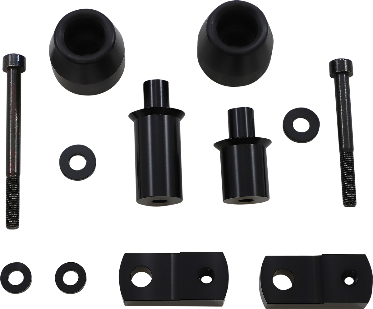 Vortex V3 2.0 Frame Slider Kit - Black - Honda CBR600RR '09-26
