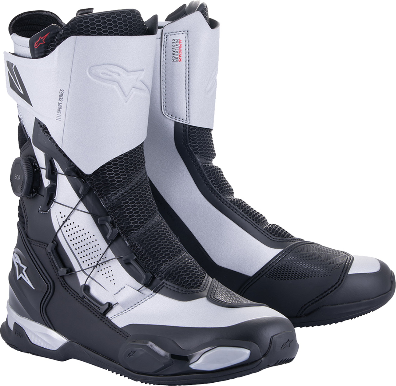 Alpinestars SP-X BOA Boots - Black/Silver