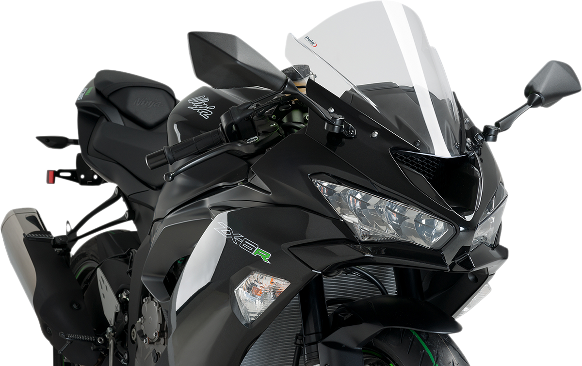 Puig Z-Racing CLEAR Windscreen Kawasaki ZX-6R '09-Current