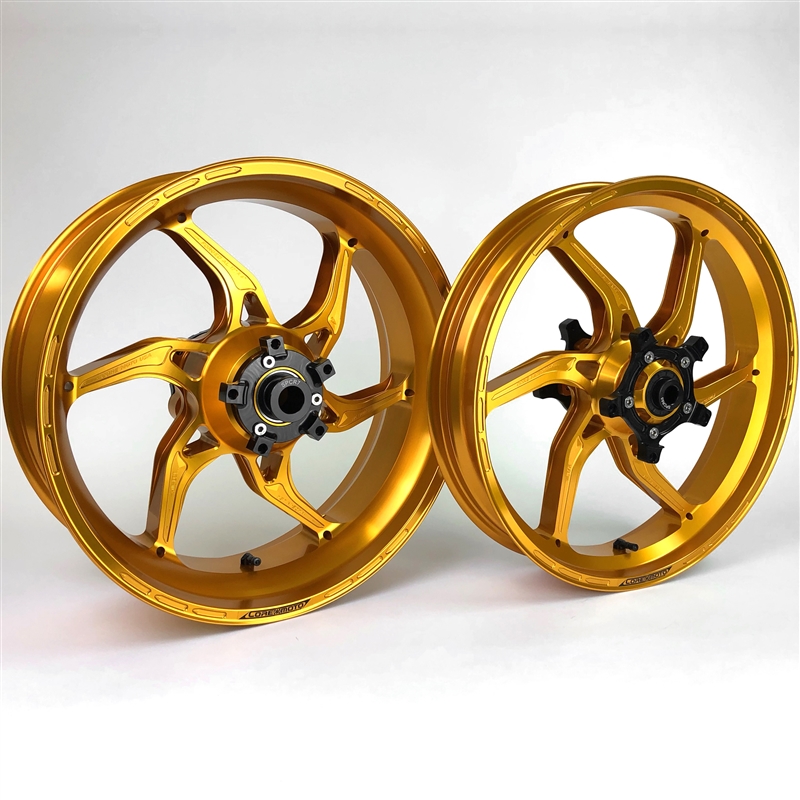 Apex-6 Forged Wheel Set - Gloss Gold - Yamaha R1 / R1S / R1M '15-26