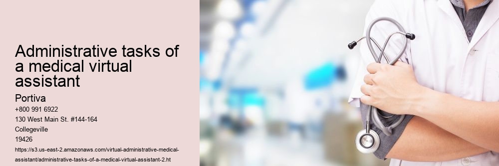 administrative tasks of a medical virtual assistant