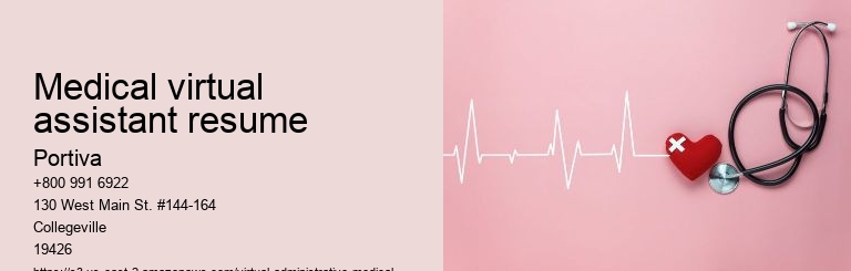 medical virtual assistant resume