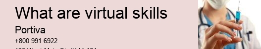 what are virtual skills