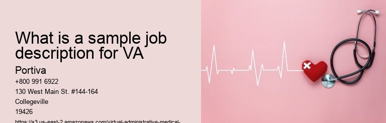 what is a sample job description for VA