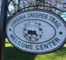 Creeper Trail Welcome Center sign