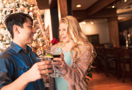 Morgan's Restaurant at the holidays by Sarah Laughland